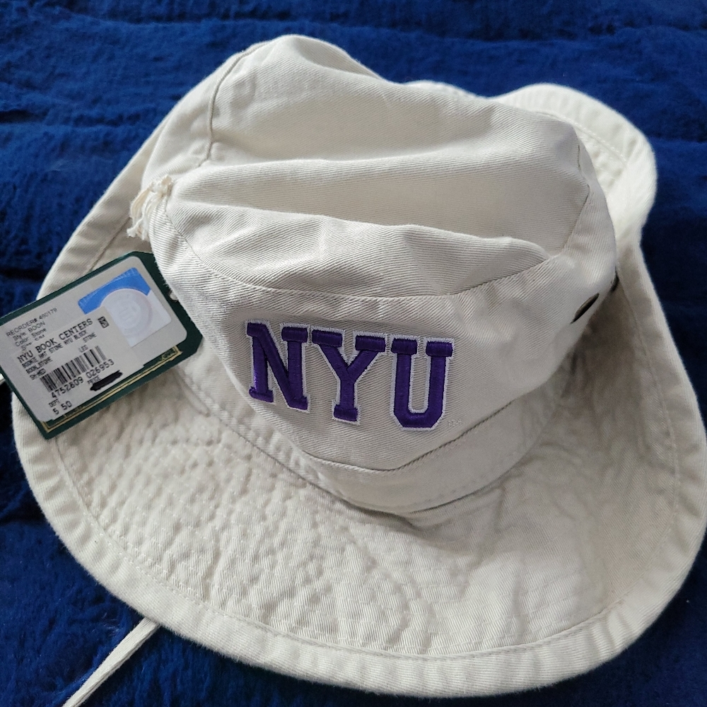 NYU NEW YORK UNIVERSITY Boonie Hat Sz S/M NWT